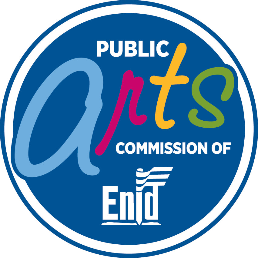 Public Arts Commission of Enid logo, links to the City of Enid website in a new window